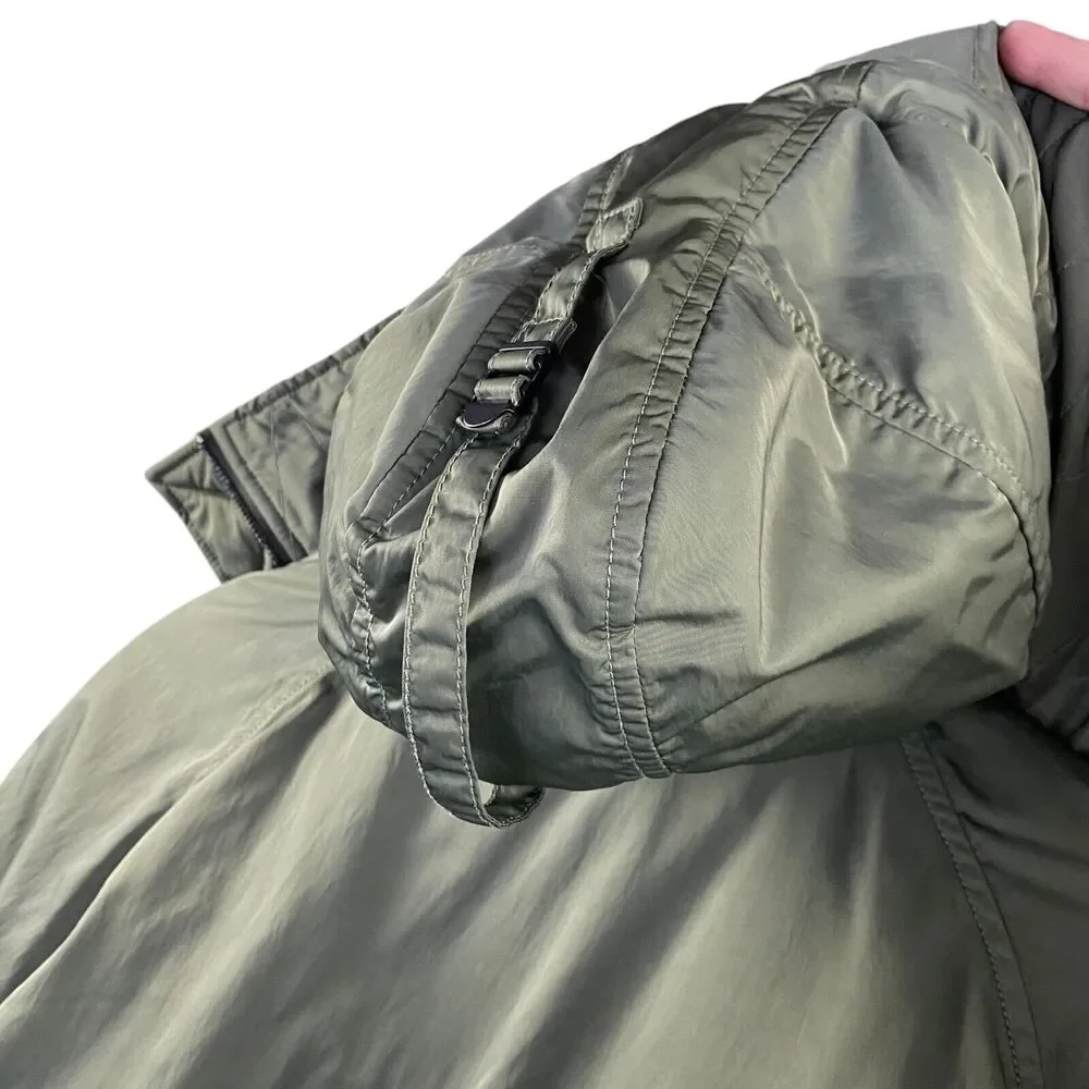 Ralph Lauren Denim & Supply Jacket Medium Green Military Down Sherpa Lined Hood - Picture 5 of 16